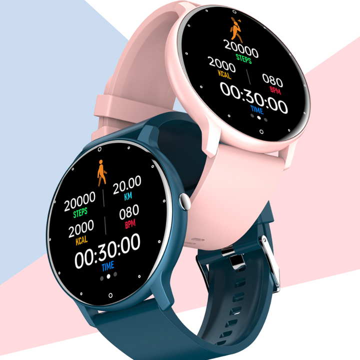 Relógio Smartwatch Fitness à Prova d'água AquaFit - Acompanha Pulseira Extra