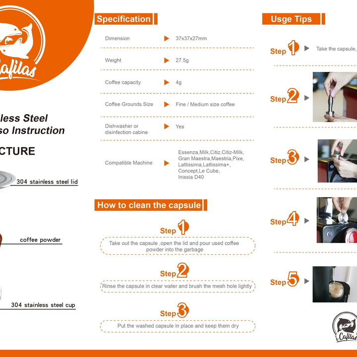 Cápsula Reutilizável para Nespresso kit Icafilas Império das Cápsulas