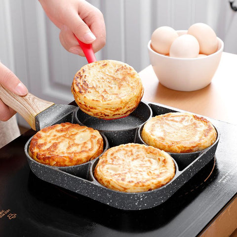 Frigideira Omeleteira Panquequeira Hamburgueira Breakfast Maker Multifuncional Antiaderente (50% OFF)