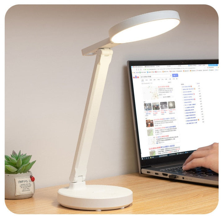 Luminária de Mesa para Estudo LED Recarregável