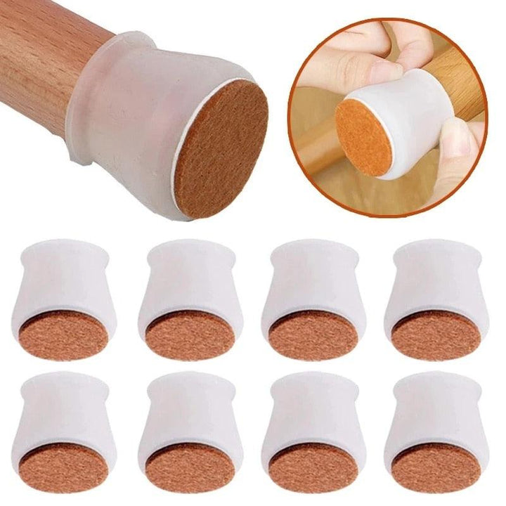 Protetor de Silicone Para Pé de Cadeira | Kit com 16 Peças - My Store