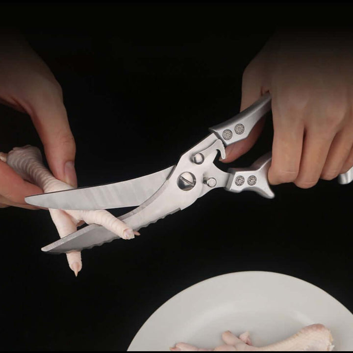 Tesoura de Cozinha Trinchante Multiuso em Aço Inoxidável - My Store