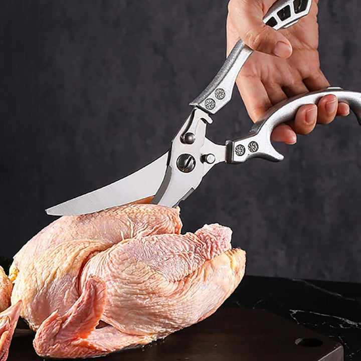 Tesoura de Cozinha Trinchante Multiuso em Aço Inoxidável - My Store