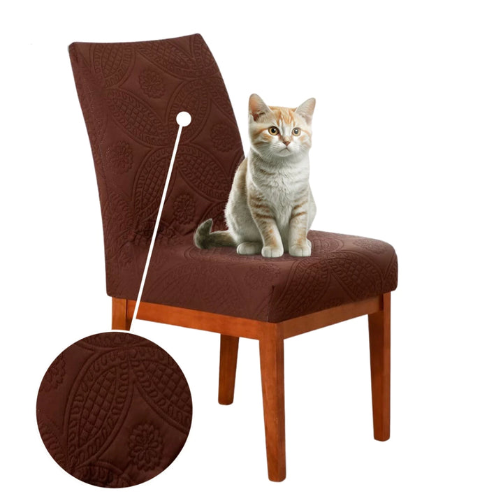 Kit Capas de Cadeira de Jantar Protetoras Anti Arranhoes