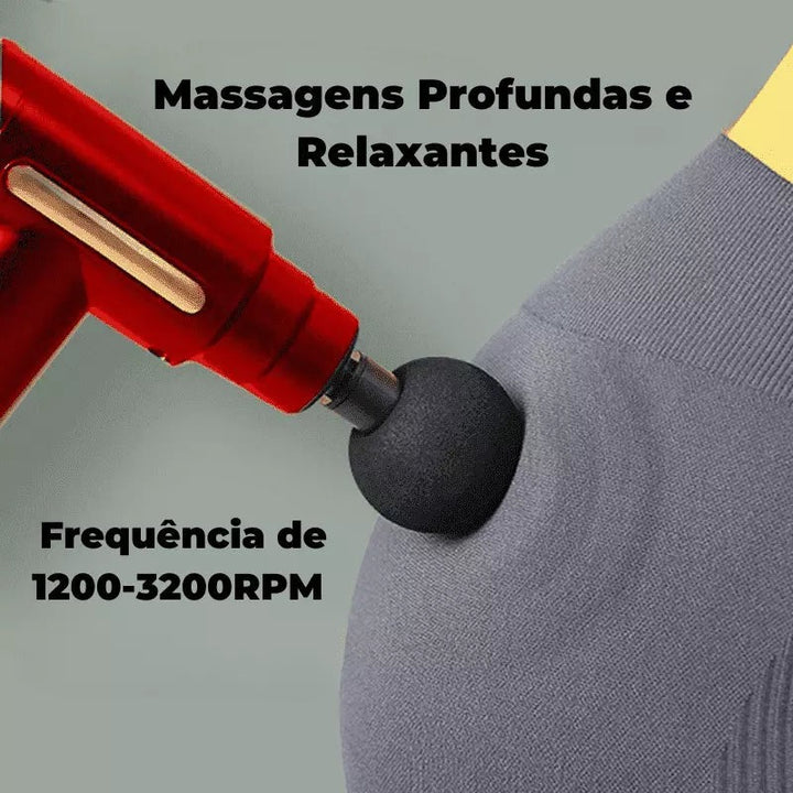 Pistola Massageadora 4 Em 1- Alívio A Cada Toque